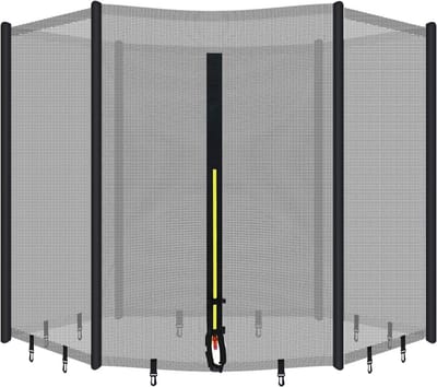 Trampoline vervangingsnet Veiligheidsnet voor Tuin voor Ø305CM Trampoline met 8 Palen