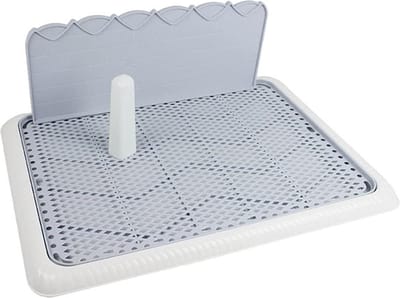 Puppy Training Set voor trainingsmat met wandsimulatie - Pipini-palen Bescherming - Pee Pad Holder - Training Pads - Hondentoilet - Indoor Dog Potty-65 x 50 cm (M)