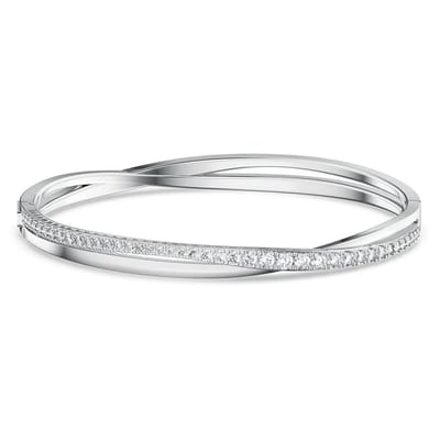 Swarovski Twist Dames Bangle Metaal - Zilverkleurig