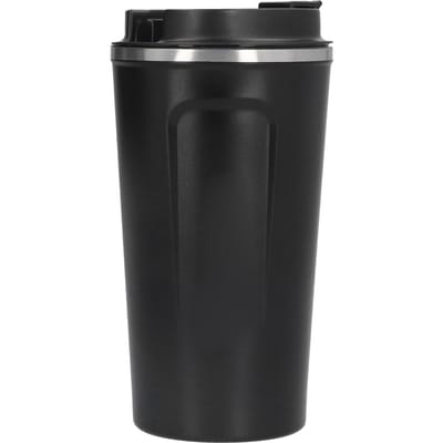 510ml Koffiekop Dubbelwandig Roestvrij Staal Geïsoleerde Koffiemok Draagbare Thermosbeker voor Auto black