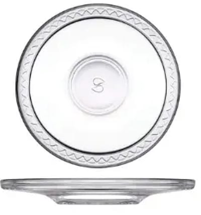 Pasabahce – theeschotel onderzetter – Etnik – glas – Ø118 mm – set van 6