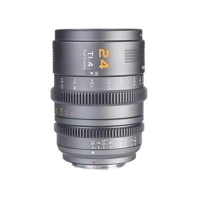 Sirui Vision Prime 24 mm T1.4 full-frame cine-lens voor Sony FE-bevestiging, Canon RF, Nikon Z, L-Mount  24 mm grijs