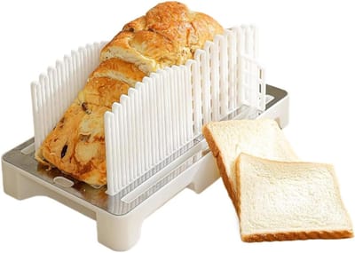 Handmatige broodsnijder - Brood snijapparaat - Gelijkmatig snijden - Opvouwbaar ontwerp - Verstelbaar - Niet gespecificeerd