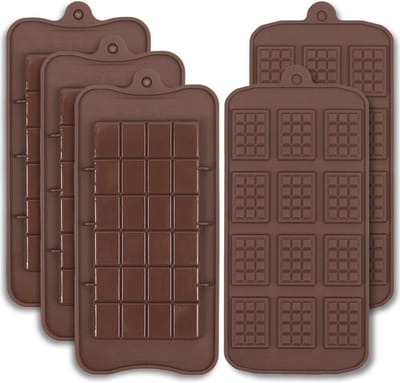 Siliconen Chocolade en Snoep Mallen Set - 5 Stuks voor Bar en IJs