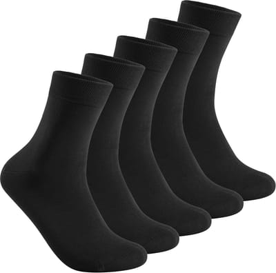 ALLTHEMEN Heren Sport Casual Sokken - Mid Calf 5 Paar One Size