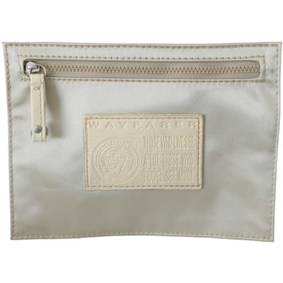 WAYFARER Witte Gevoerde Munthouder Portemonnee