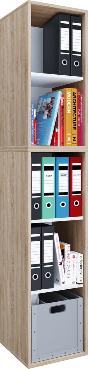 Houten kantoorstandaard boekenkast archiefkast boekenkast Lona l 5f