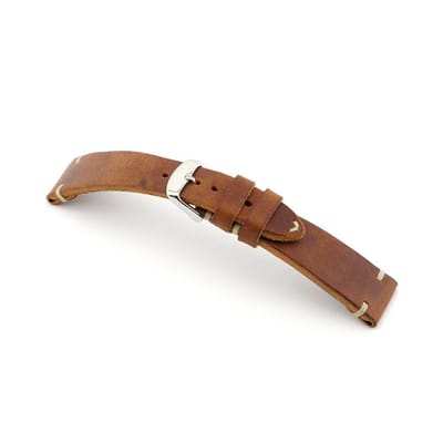 Horlogeband St. Pauli 24/20 mm Cognac M