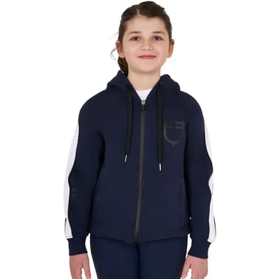 Gemonteerde fleece met capuchon voor meisjes Equestro