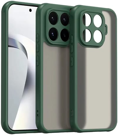 Hoesje geschikt voor Xiaomi 17T - Phonesta AirFrost Semi-Transparante Back Cover - Mat Groen
