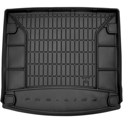 Premium Brand - Volkswagen Touareg III vanaf 2018 - Kofferbakmatten - TPE Rubber - 5 cm Hoge Rand - Exclusief Railsysteem