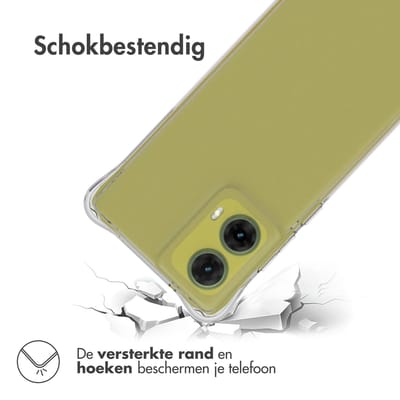 imoshion Hoesje - Geschikt voor Motorola Moto G85 - Shockproof Case - Transparant