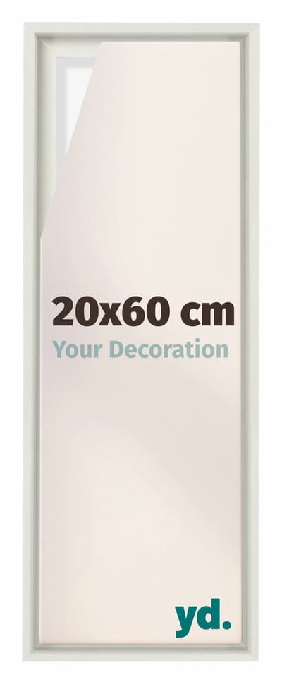 Your Decoration - Baklijst 20x60 cm - Wit Mat - Baklijst voor Canvas - MDF - Lyon