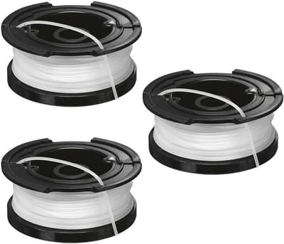 Trimmer Spoelen - Reserve Spoelen - Onkruid Verwijderen - Duurzaam Nylon Materiaal - 3 Stuks - Wit