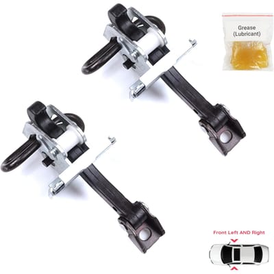 EDP1336-1 2 Stuks Voordeurscharnier Rem Stop Controlemiddel Riembegrenzer 51218160959 voor BMW 3 E46 Sedan Stationwagen