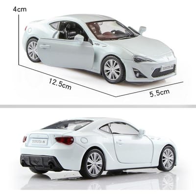 5 Inch Metalen Auto Simulatie Exquise Diecast & Speelgoedvoertuig JDM Toyota FT-86 CONCEPT Supercar RMZ city 1:36 legeringsmodellen cadeaus voor kinderen