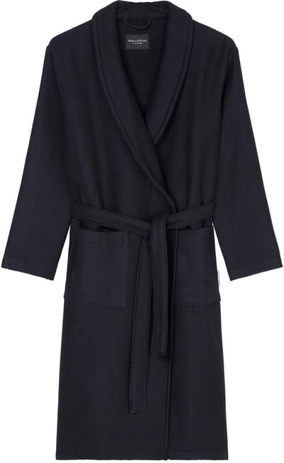 Marc O'Polo Premium Men Badjas Dark Navy - S