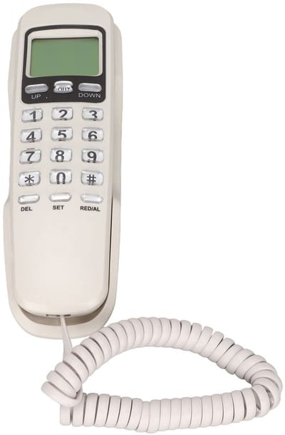 Dailygoods- Vaste Telefoon met LCD-scherm - Multifunctioneel - Instelbare Ringtones - Draadloze Flitsfunctie - Compact en Lichtgewicht - Gebruiksvriendelijk Toetsenbord - Bureautelefoon