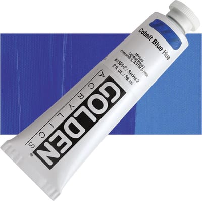 Golden Heavy Body Acrylverf Serie 2 I Cobalt Blue Hue (1556-2) 59 ml