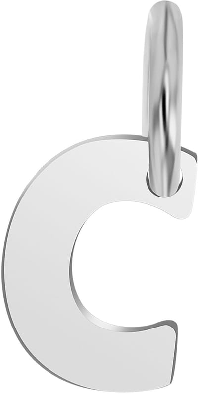 AKZENT Akzent unisex hanger "Feinsil" uit 925 Sterlingzilver, gerhodineerd, duurzaam