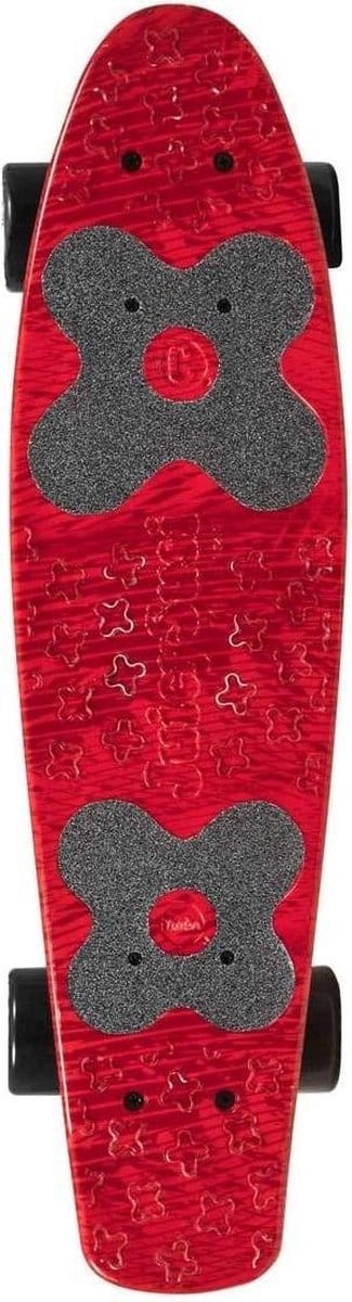 Skateboard Penny Board Volwassenen/Kinderen/Jongens/Meisjes  - Choke - Juicy Susi Elite Red Zora - Rood - 57 cm - 22.5 inch - Polypropeen