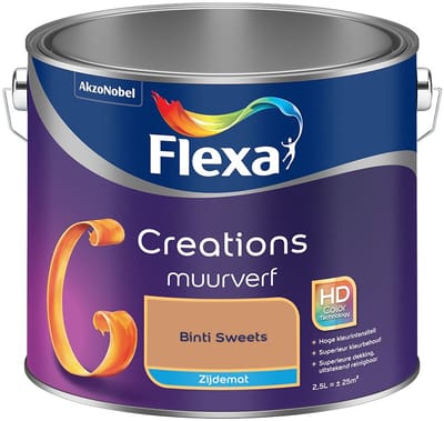 Flexa - Creations Muurverf Zijdemat - Binti Sweets - Mengverf - 2,5 L