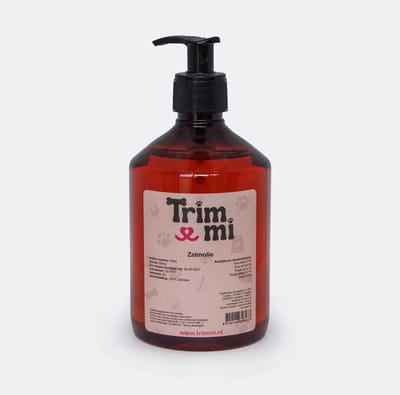 Trimmi zalmolie 500ML - Supplementen voor honden - Hondensnacks - Natuurlijke Hondensnacks - Hondenvoer & snacks - Honden snacks - Hondenspeelgoed - Hondensnacks gedroogd - Hond snack