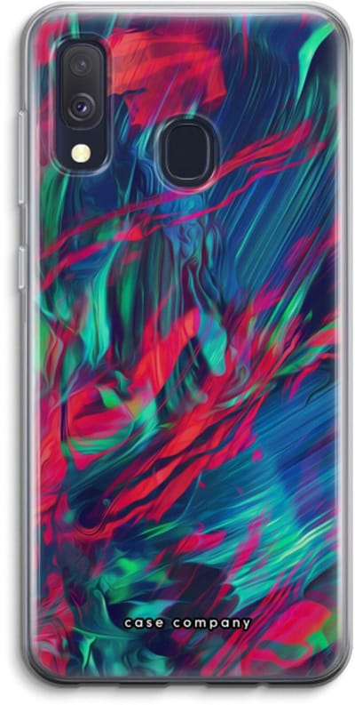 Case Company® - Hoesje geschikt voor Samsung Galaxy A40 hoesje - Pilgrims Of The Sea - Soft Cover Telefoonhoesje - Bescherming aan alle Kanten en Schermrand
