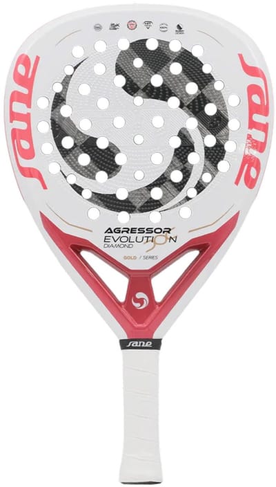 Paddle racket Sane Padel Agressor Evolution Diamond Gold
