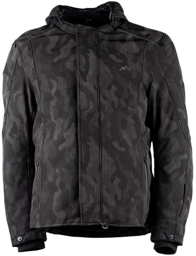 MOTOBLOUZ Motorjas ALISIO CAMO Mannen|4-seizoenen|Zwart/Grijs XXXL CE-gekeurd