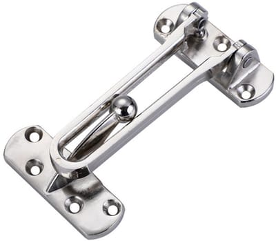TOVBMUP kierstandhouder - Gap Fixer - Met Schroeven - Anti-Diefstal Clip - incl schroeven - inbraakbeveiliging - 1 Stuk - 102mm - Mat Zilver