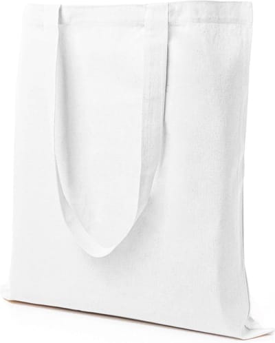 Herbruikbare Draagtassen - Canvas Tassen Boodschappentassen - Boodschappen Doen - Gemaakt van 100% Katoen - 5-48 Stuks - Diverse Kleuren