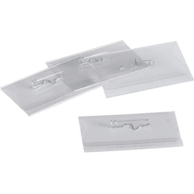 Badge durable 8008 met speld 40 x 75 mm