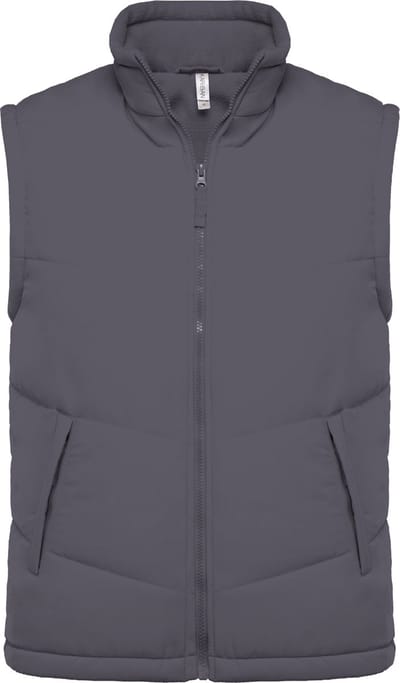 Kariban Met fleece gevoerde bodywarmer K6118 - Convoy Grey - XS