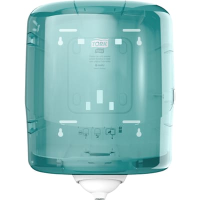 Tork 473180 Reflex Centerfeed Dispenser Wit en Turquoise M4, Vel-Voor-Vel (473180)