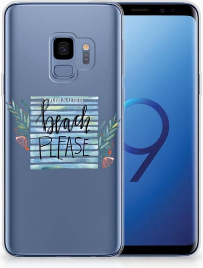Samsung Galaxy S9 Telefoonhoesje met Naam Boho Beach