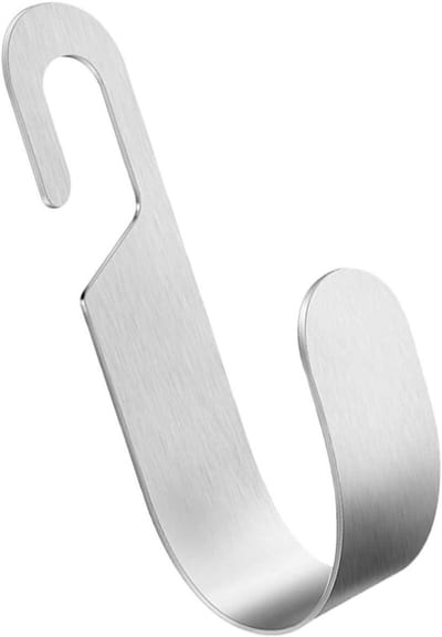 Slanghouder - Slangrek - Tuinslang Opbergen - Roestvrij Staal - 22.5 cm - Zilver