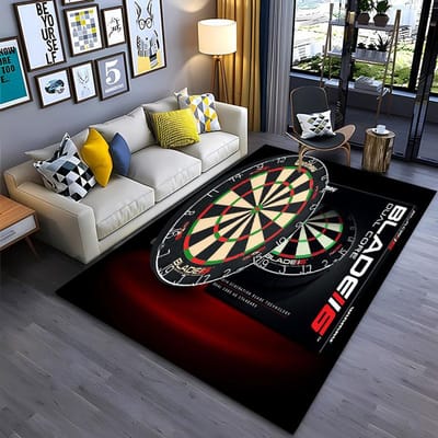 Dart Doel Tapijt voor Woonkamer Slaapkamer Hal Lange Strook Alfombra Antislip Zacht Gebiedskleed Sofa Deurmat Huisdecoratie Tapete HD 60*90cm