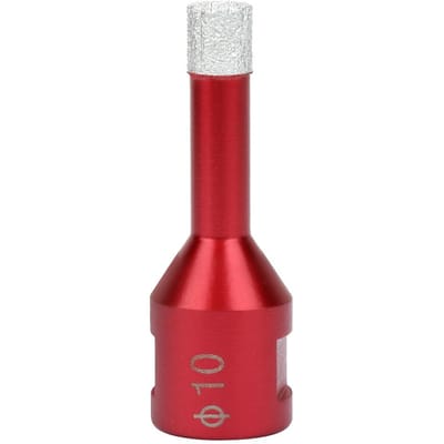 Foret de perçage brasé sous vide, scie cloche à bois, coupe-trou, meuleuse d'angle, scie cloche (10mm)