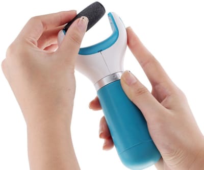 Elektrische Eeltverwijderaar - Voetenscrubber - 2 Snelheden Met Één Knop + Intelligente Drukbewaking - 1 Stuks - Voor Thuisgebruik - Blauw