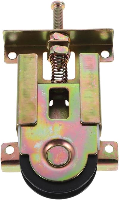 Metalen wielen voor schuifdeuren en meubels - multifunctionele pulleys voor kasten en kleedkamers, modern design en eenvoudige installatie