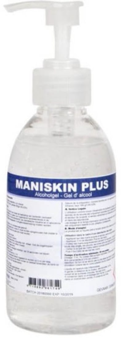 Reymerink Maniskin Plus | 500ml 70% Alcoholgel | Drukpomp | Hand desinfectie | Antibacterieel