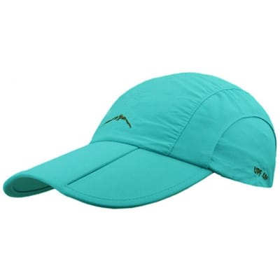 Opvouwbare Buitenhoed Waterdichte Sportpet Pet Baseballpet Wandelen Bergbeklimmen lichtblauwe kleur