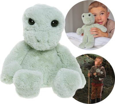 Charlie Bears Mascotte, Freddie de kikker, uit de Bear&Me serie, een unieke knuffel voor kinderen, 25 centimeter