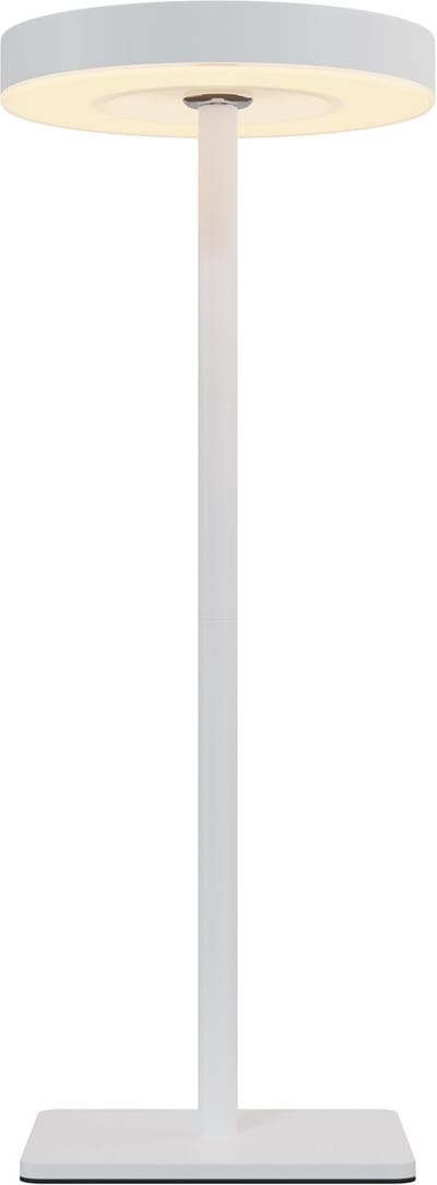 Nook - Oplaadbare tafellamp - Wit - Draadloos - LED & 3 lichtstanden - Bureaulamp of nachtlampje