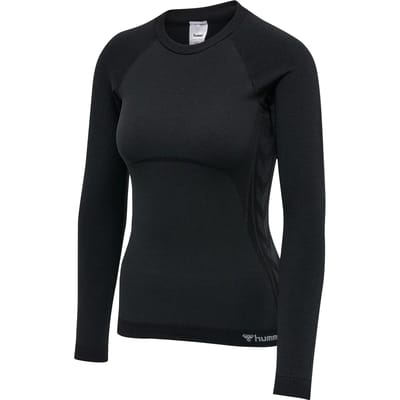T-Shirt Lange Mouw hummel T-shirt manches longues Cleaa Seamless ajusté