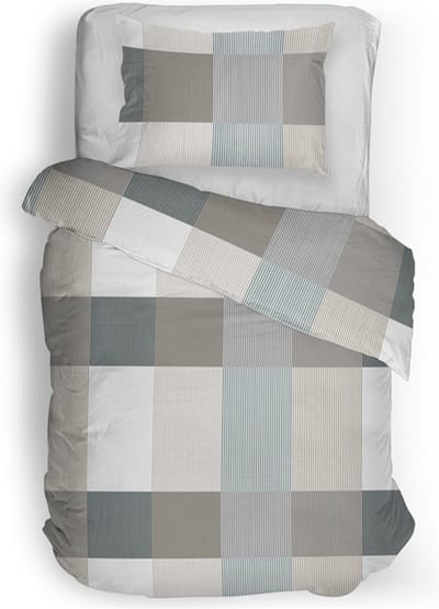 Snoozing Greet Dekbedovertrek - Eenpersoons - 140x200/220 cm - Groen