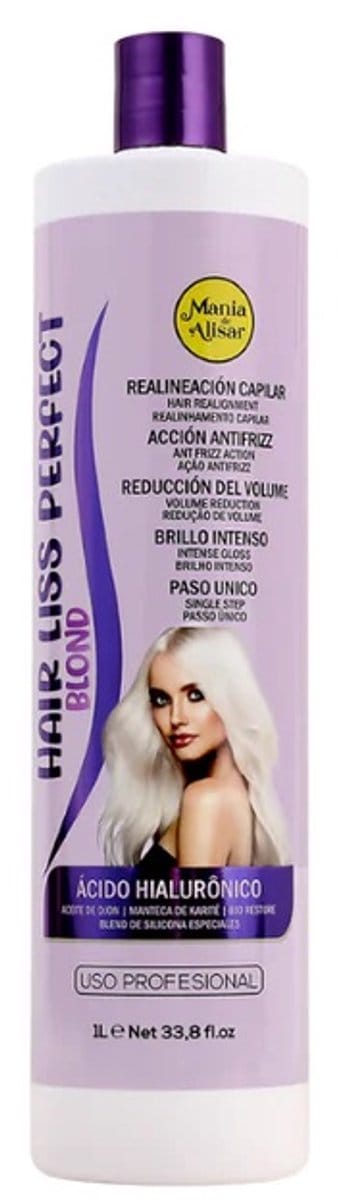 Professionele Braziliaanse Keratine Behandeling voor blond haar - Hair Liss Perfect Toning Blond 1000ml