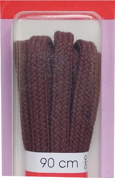 Ronilux Veter - Middel Bruin - Rond - Koord Veters - Lengte 90 cm - Dikte 3,5 mm - Schoenveter