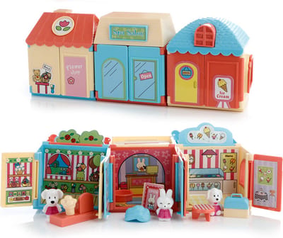 Town house - schattig puppy huisje - spaar ze alle 3 - Puckator